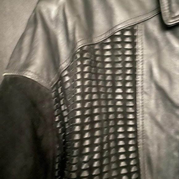 EXCLUSIVE VINTAGE TORRAS MEN LEATHER & SUEDE JACKET - Picture 3 of 6